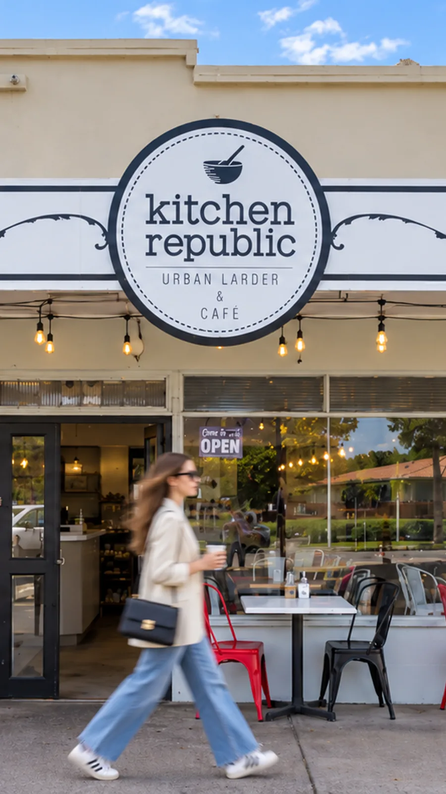 Kitchen Republic Cafe storefront in Otūmoetai